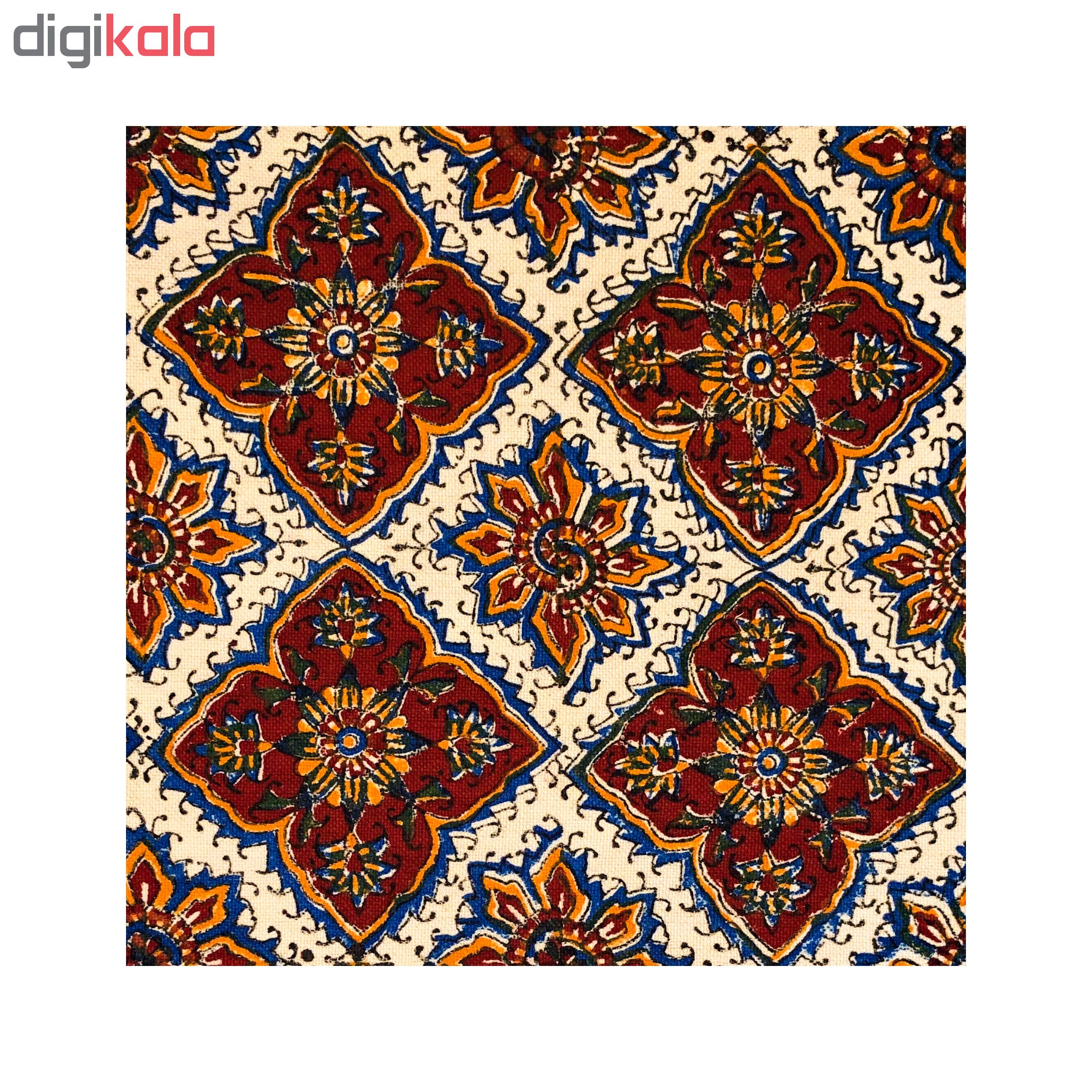 رومیزی قلمکار عطریان طرح خشتی مدل G280