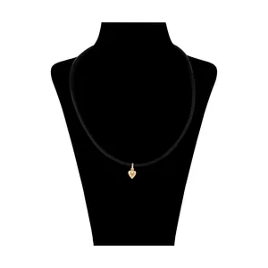 گردنبند طلا 18 عیار زنانه گالری ظهیرالدینی طرح قلب کد NL-003