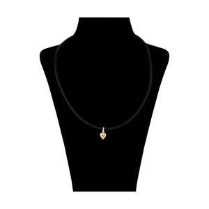 گردنبند طلا 18 عیار زنانه گالری ظهیرالدینی طرح قلب کد NL-003