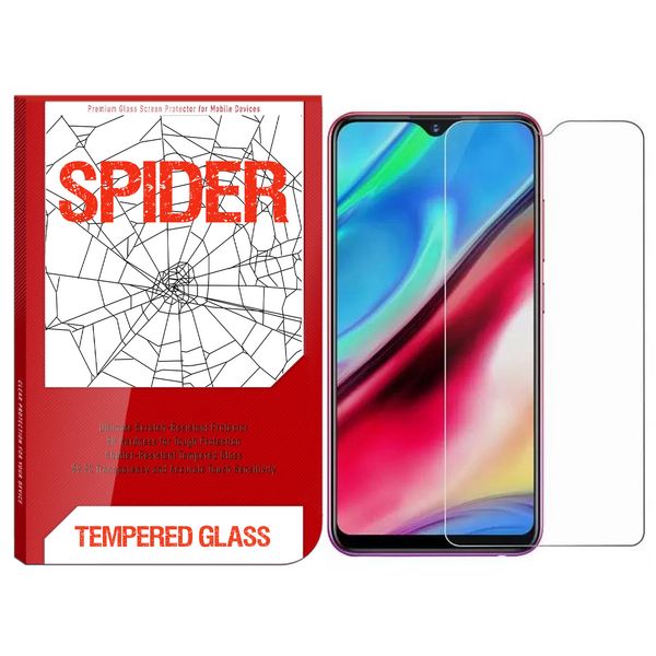 محافظ صفحه نمایش اسپایدر مدل S-TMP002 مناسب برای گوشی موبایل سامسونگ Galaxy A50 محافظ صفحه نمایش اسپایدر مدل S-TMP002 مناسب برای گوشی موبایل سامسونگ Galaxy A50