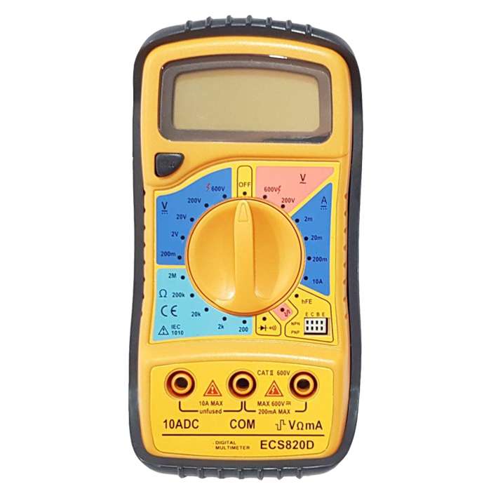 مولتی متر دیجیتال مدل ECS 820D-L مولتی متر دیجیتال مدل ECS 820D-L