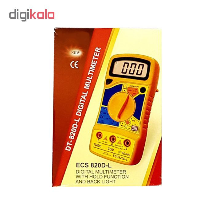 مولتی متر دیجیتال مدل ECS 820D-L مولتی متر دیجیتال مدل ECS 820D-L