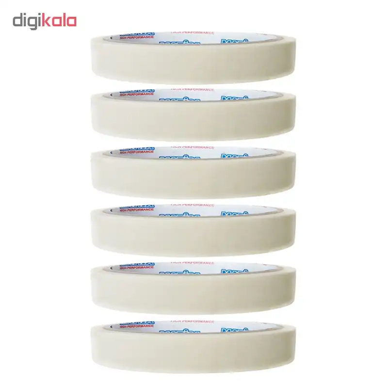 چسب کاغذی مدل HIGH PERFORMANCE عرض 2 سانتی متر بسته 6 عددی