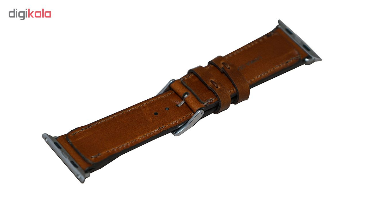 بند چرم لانکا مدل WS-04 مناسب برای اپل واچ 42 میلیمتری