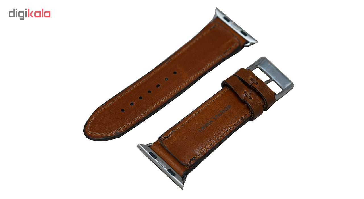 بند چرم لانکا مدل WS-04 مناسب برای اپل واچ 42 میلیمتری