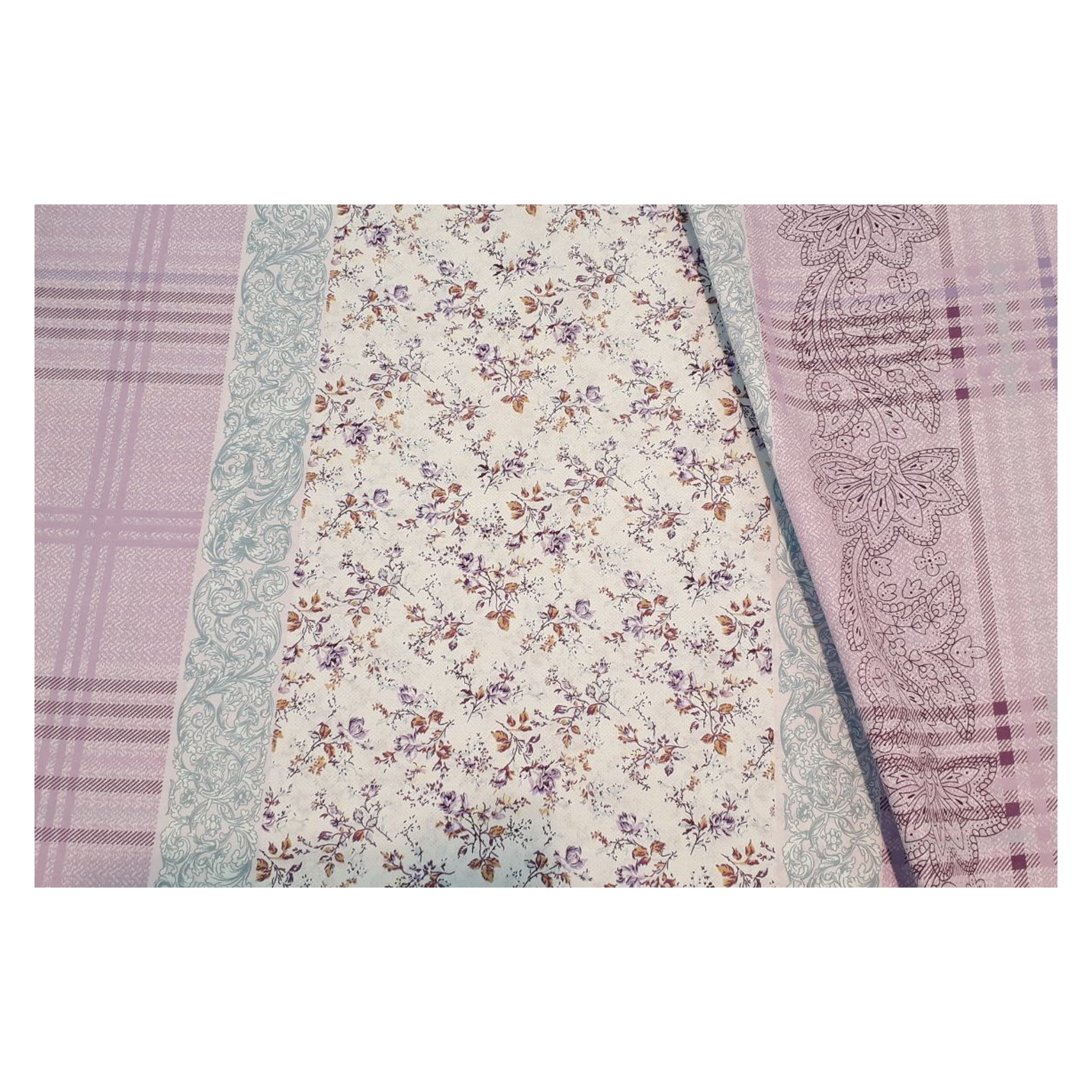 پارچه ملحفه طرح گلشن کد F003