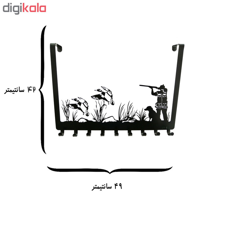 آویز لباس ملو مدل هانترمن2 کد KMH111 آویز لباس ملو مدل هانترمن2 کد KMH111