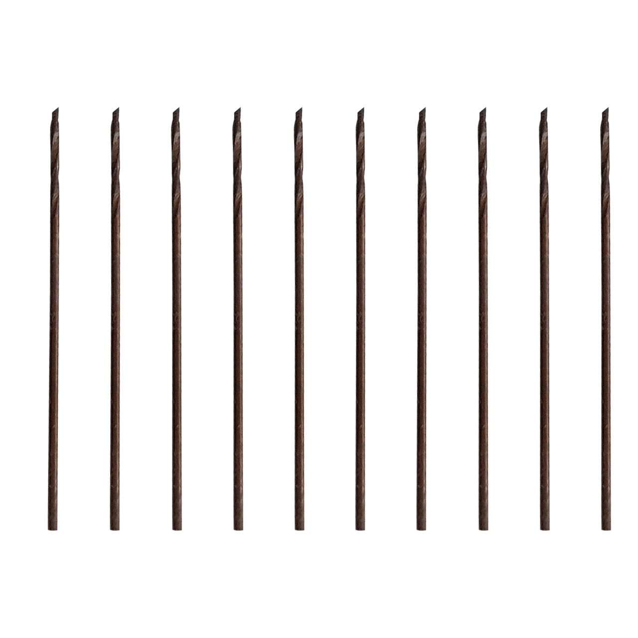 مجموعه 10 عددی مته فلز ولف کد DIN-0.5 سایز 0.5 میلی متر