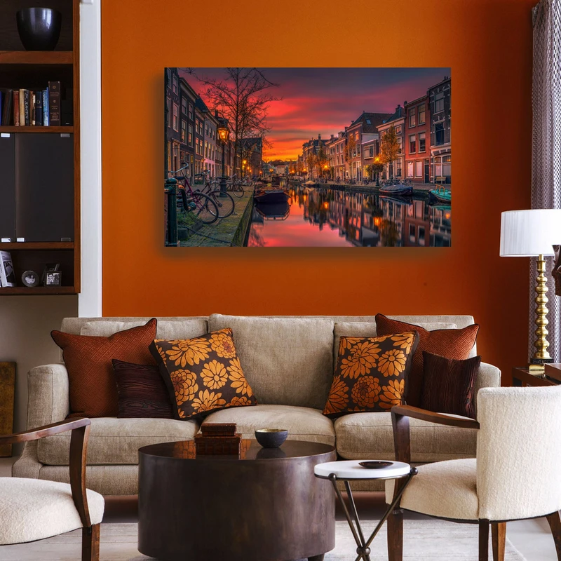 تابلو شاسی طرح غروب آفتاب کد VI099