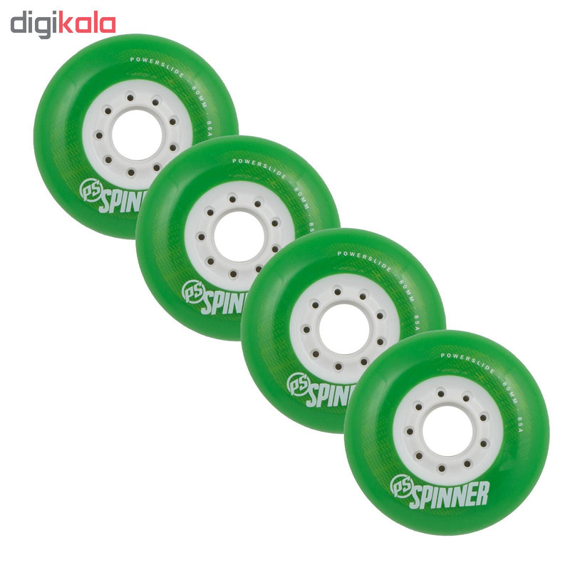 چرخ اسکیت پاور اسلاید مدل Spinner 80MM بسته 4 عددی
