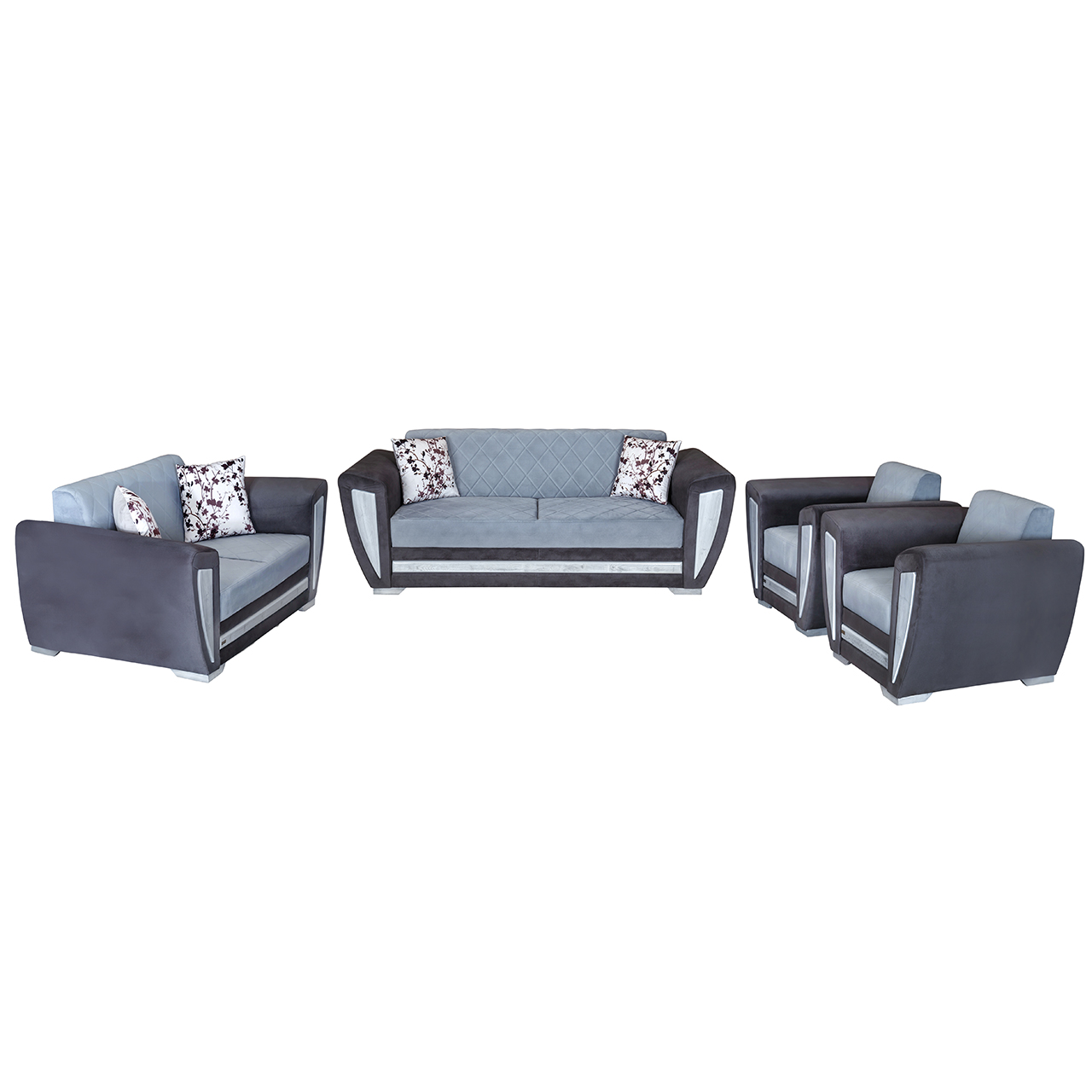 مبل راحتی هفت نفره چشمه نور کد MA-307/WT-BL