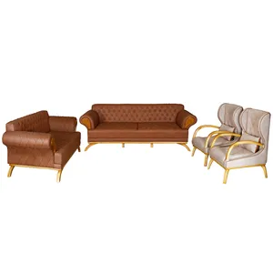 مبل راحتی هفت نفره چشمه نور کد MA-306/CR-BR-N