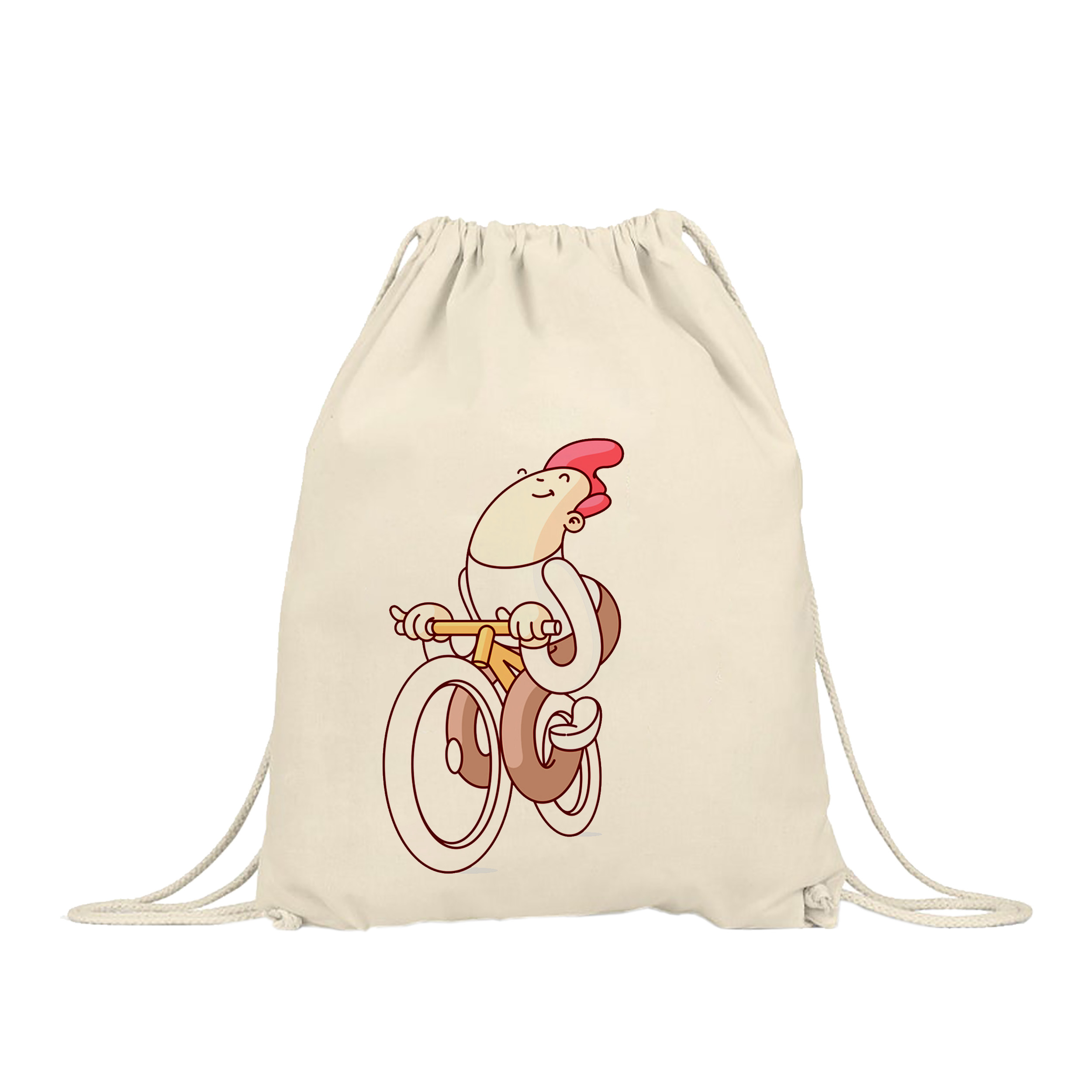 کوله پشتی  طرح دوچرخه سوار مدل 00101