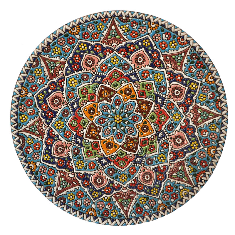 بشقاب میناکاری کد 1230006