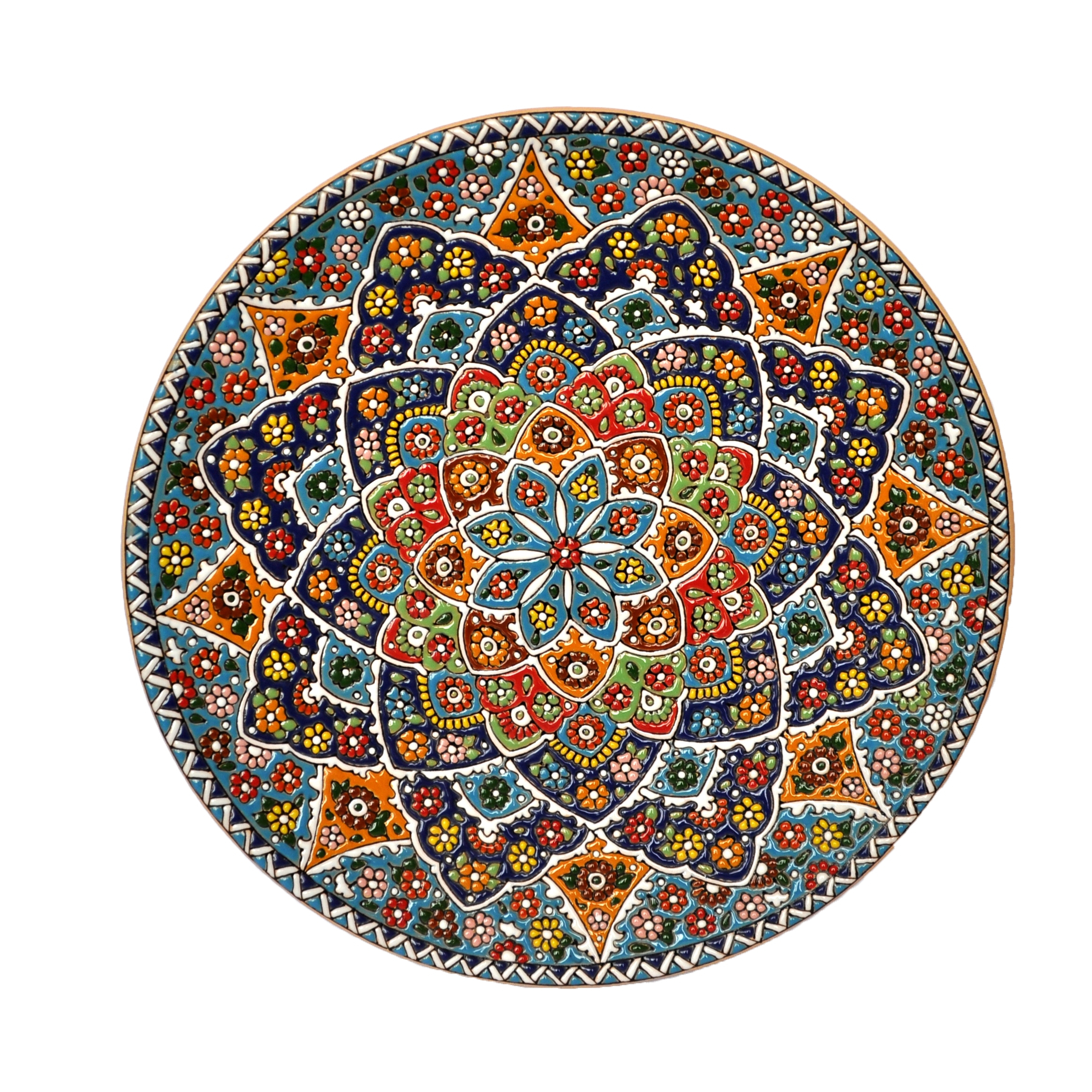 بشقاب میناکاری کد 1230007