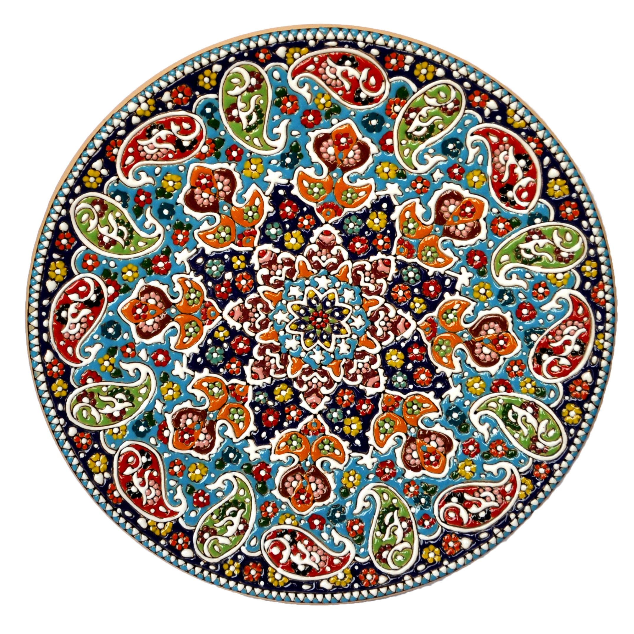 بشقاب میناکاری کد 1230008