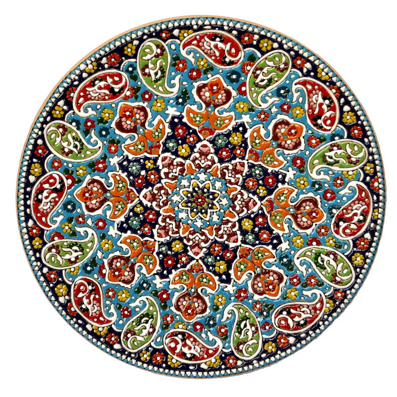 بشقاب میناکاری کد 1230008
