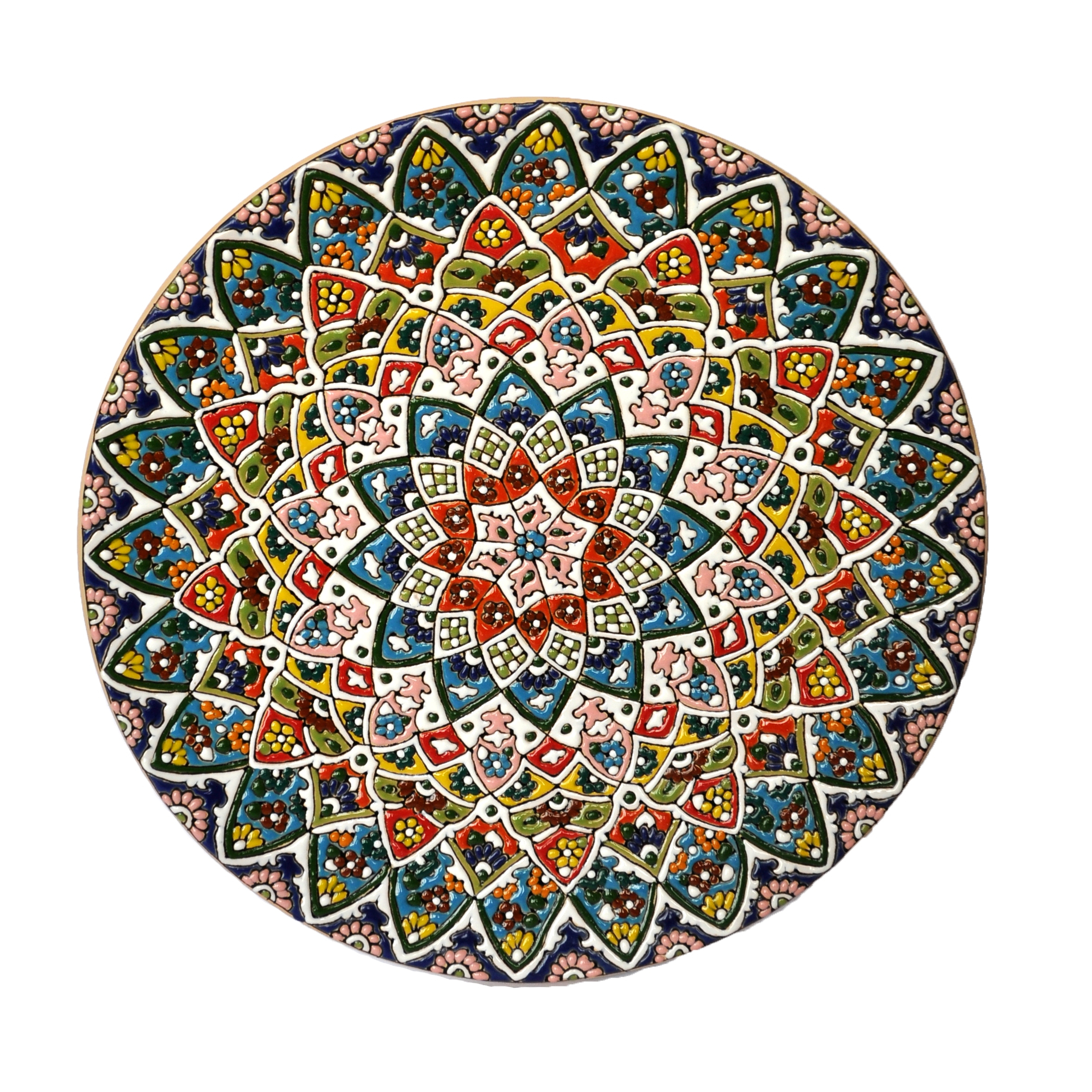 بشقاب میناکاری کد 1230009