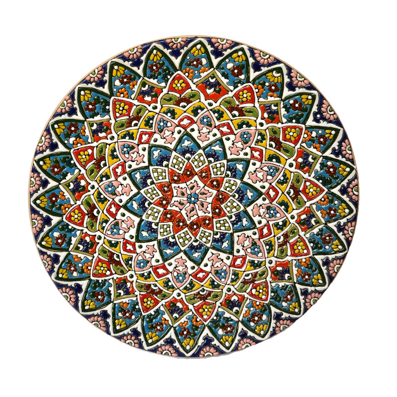 بشقاب میناکاری کد 1230009