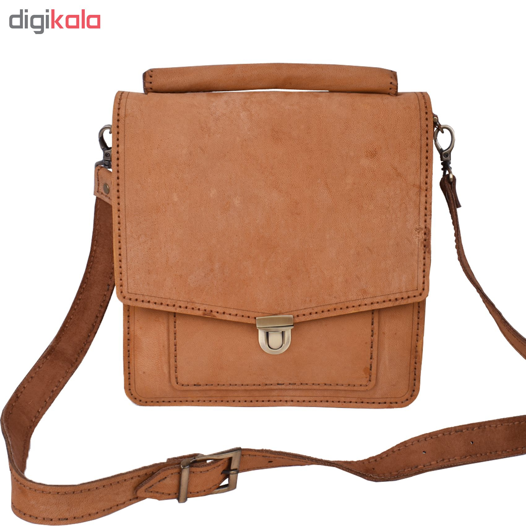 کیف رو دوشی چرمی مدل A004