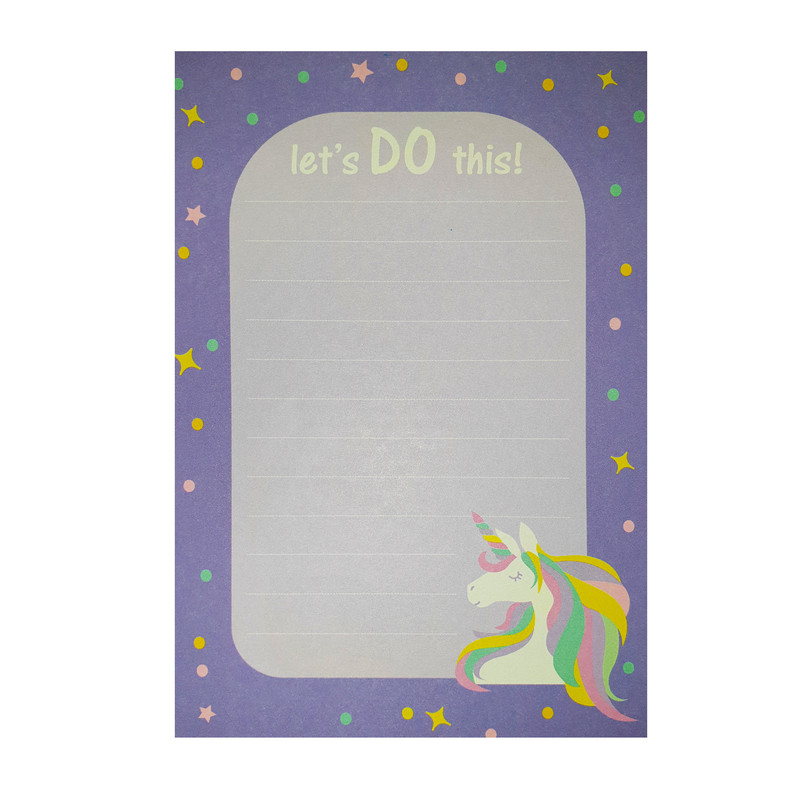 کاغذ یادداشت طرح Unicorn مدل Lets do this کد 113