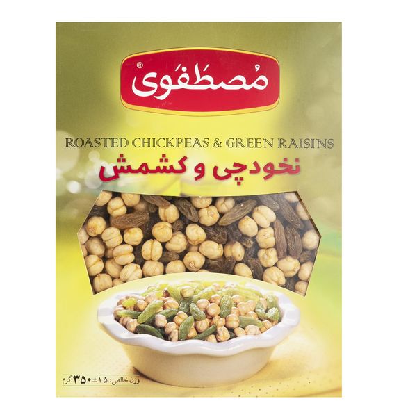 نخودچی کشمش مصطفوی وزن 350 گرم نخودچی کشمش مصطفوی وزن 350 گرم