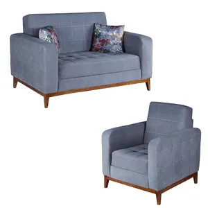 مبل راحتی سه نفره چشمه نور کد MA-301.2+1-BR-T