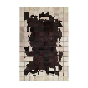 کلاژ فرش پوست و چرم مدل 11016
