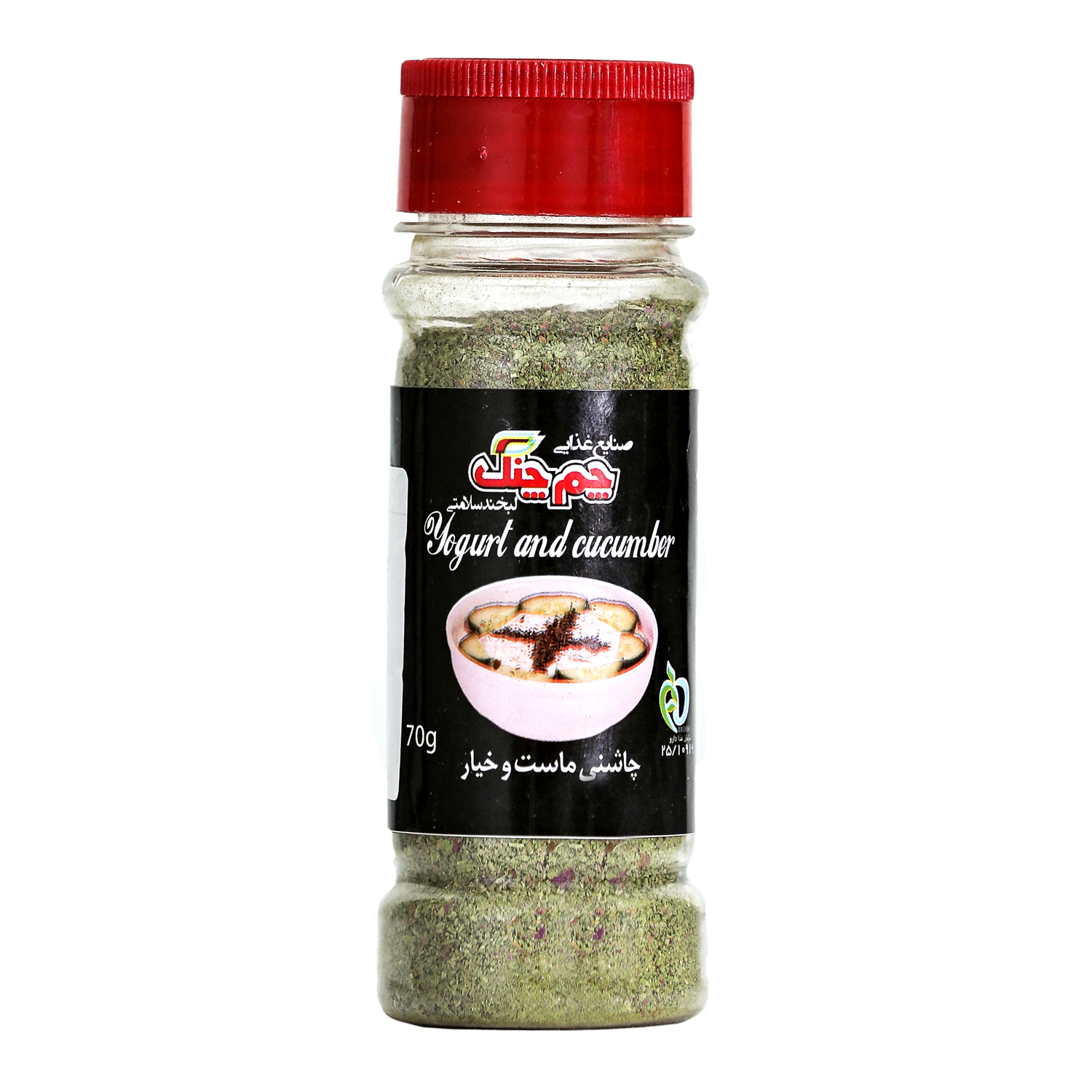 چاشنی ماست و خیار چم چنگ مقدار 70 گرم