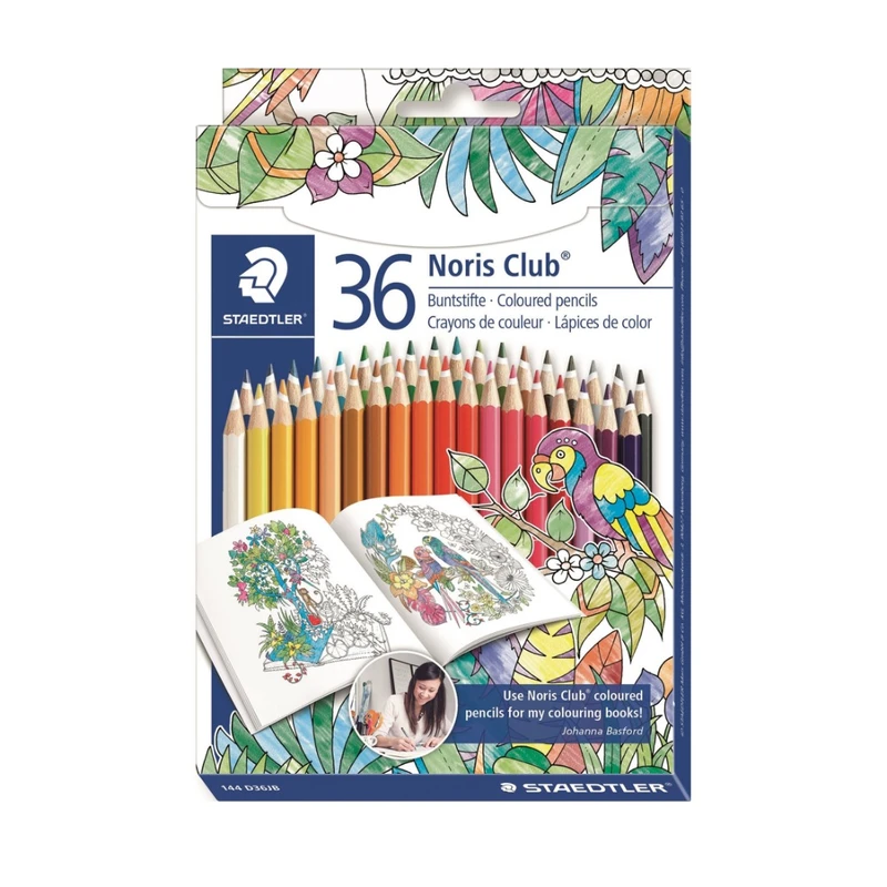 مداد آبرنگی 36 رنگ استدلر مدل نوریس کلاب 144
