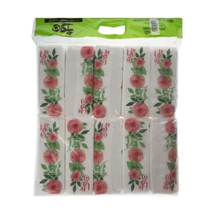 دستمال کاغذی 200 برگ پاکان مدل Flower بسته 10 عددی