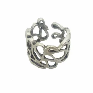 انگشتر مردانه طرح موج کد ES317