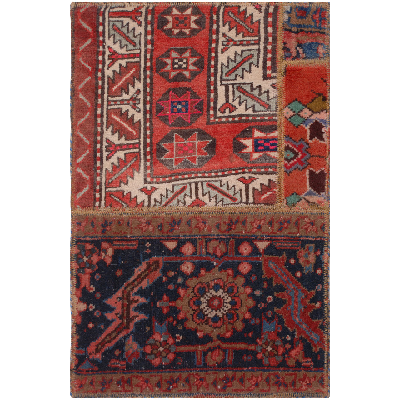 پادری کلاژ فرش هریس کد 101289 سایز 54 × 83 سانتی متر