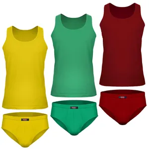 ست شورت و زیرپوش پسرانه کیان تن پوش کد 023 مجموعه 3 عددی