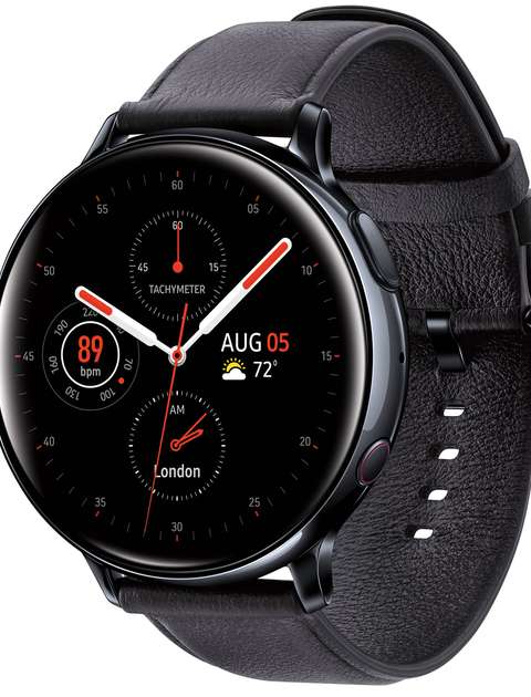 ساعت هوشمند سامسونگ مدل Galaxy Watch Active2 44mm بند چرمی