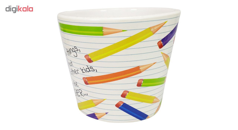 گلدان طرح مداد رنگی کد 123 گلدان طرح مداد رنگی کد 123