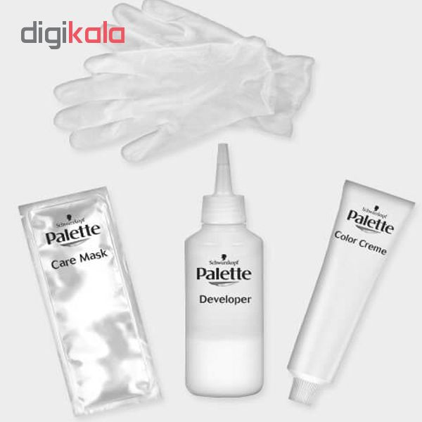 کیت رنگ مو پلت سری DELUXE شماره 3-7 حجم 50 میلی لیتر رنگ بلوند دودی