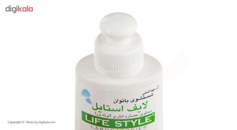 ژل بهداشتی بانوان لایف استایل مدل Pomegranate حجم 200 میلی لیتر