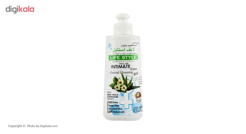 ژل بهداشتی بانوان لایف استایل مدل Chamomile حجم 200 میلی لیتر