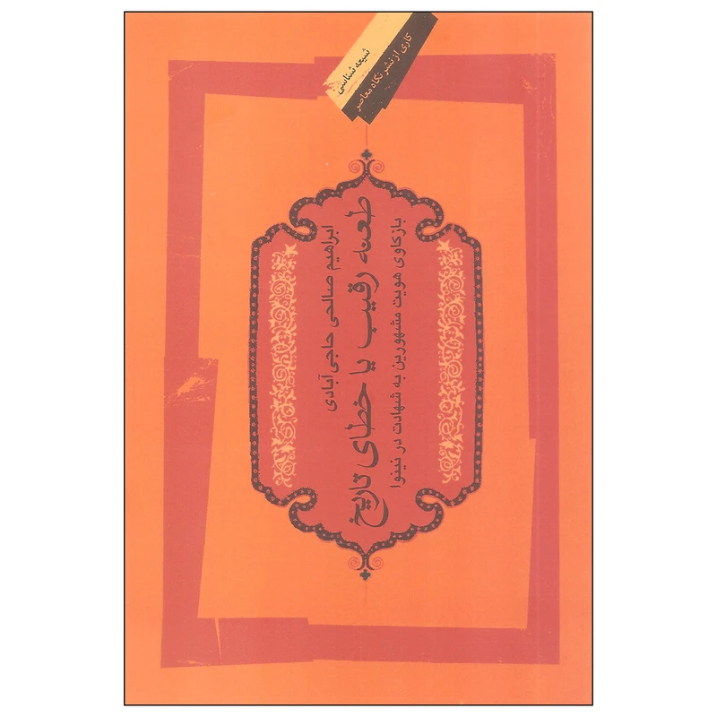 کتاب طعنه رقیب یا خطای تاریخ اثر ابراهیم صالحی حاجی آبادی نشر نگاه معاصر