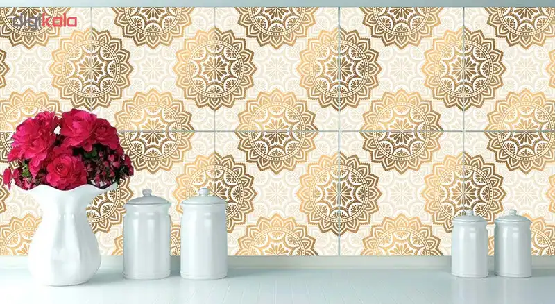 استیکر کاشی طرح sunlight بسته 10 عددی