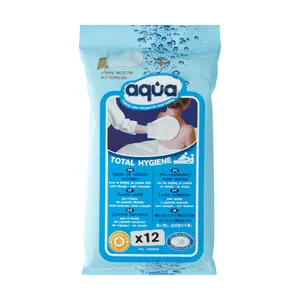 لیف یکبار مصرف حمام آکوا مدل Total Hygiene بسته 12 عددی