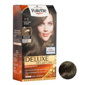 نقد و بررسی کیت رنگ مو پلت سری DELUXE شماره 3-7 حجم 50 میلی لیتر رنگ بلوند دودی توسط خریداران