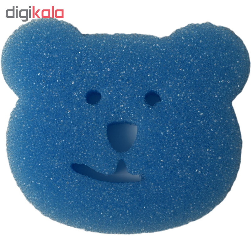 اسفنج حمام کودک ببکیوی طرح خرس مجموعه 4 عددی