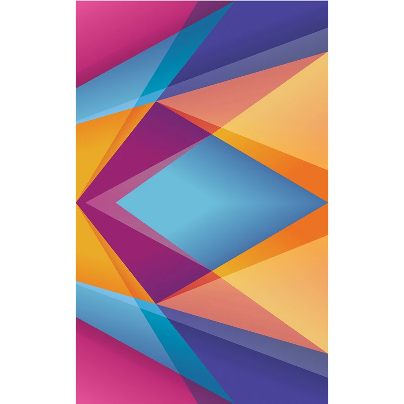 استیکر شیشه طرح colorful shape