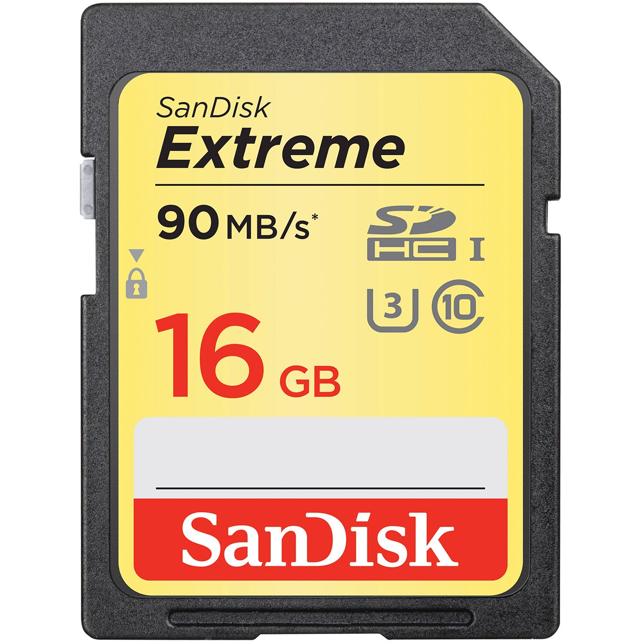کارت حافظه SDHC سن دیسک مدل Extreme کلاس 10 استاندارد UHS-I U3 سرعت 90MBps 600X ظرفیت 16 گیگابایت