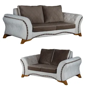 مبل راحتی پنج نفره چشمه نور مدل MA-304.3+2-BR-CR-BR
