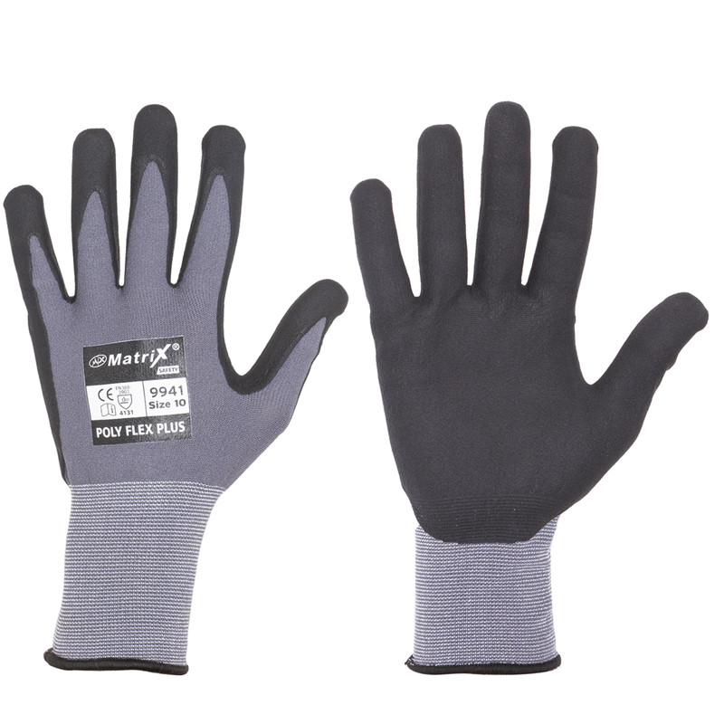 دستکش ایمنی ماتریکس مدل POLY FLEX PLUS دستکش ایمنی ماتریکس مدل POLY FLEX PLUS