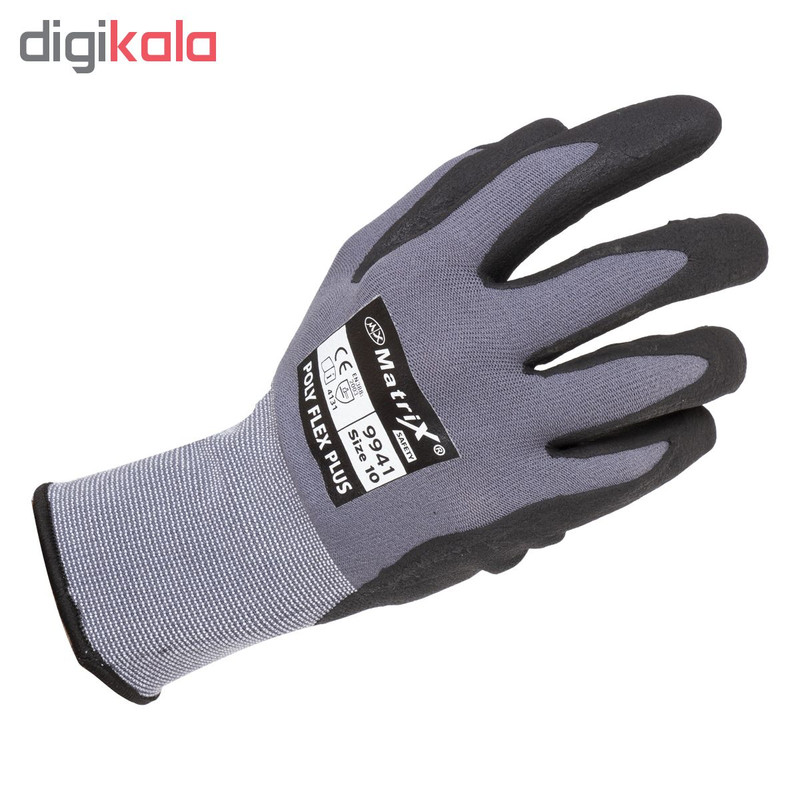 دستکش ایمنی ماتریکس مدل POLY FLEX PLUS دستکش ایمنی ماتریکس مدل POLY FLEX PLUS