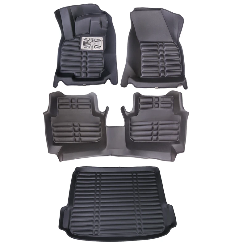 کفپوش سه بعدی خودرو کد 30 مناسب برای تیگوان به همراه کفپوش صندوق